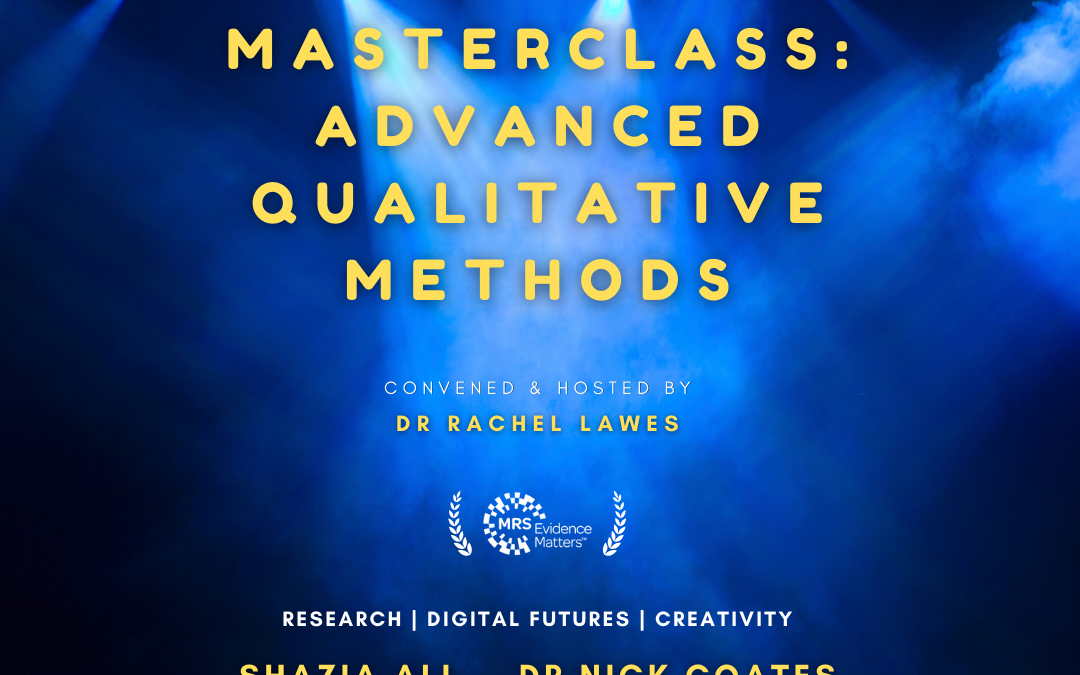 MRS Advanced Qualitative Methods 24 November 2021 BOOK YOUR SPACE!